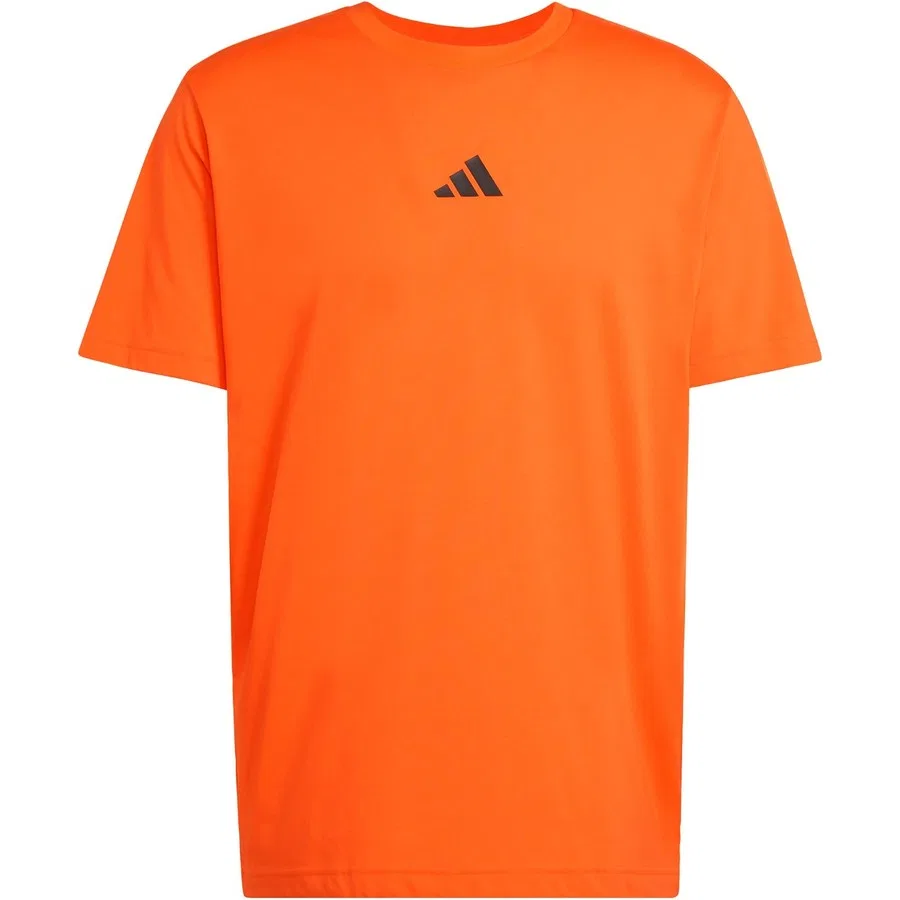 Футболка с графическим принтом Performance Climacool Training Identity adidas, Оранжевый — фото 3