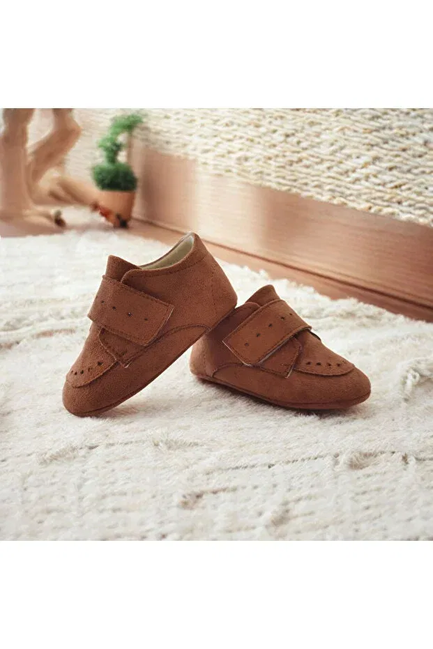 Детские мокасины для мальчиков с замшевым верхом Çago Kids, Brown — фото 3