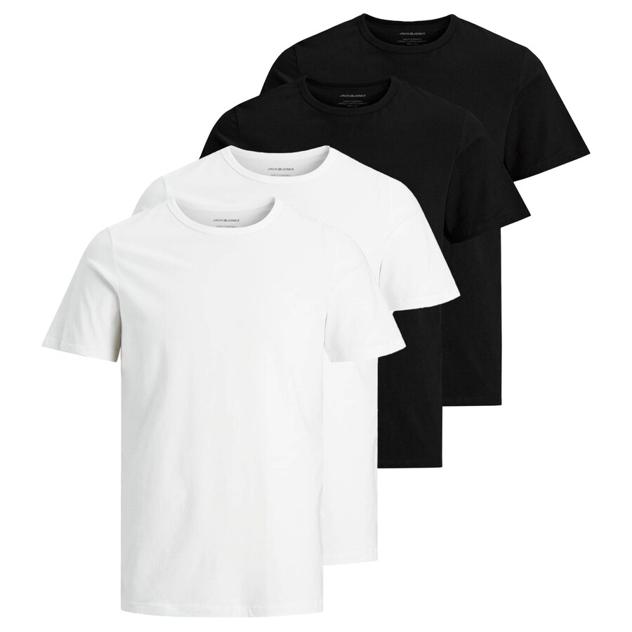 

Рубашка JACK & JONES, черный/белый