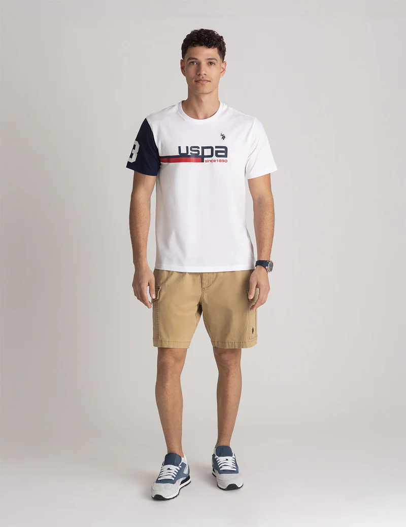 Футболка U.S. Polo Assn Uspa Graphic Crew Neck, белый — фото 2