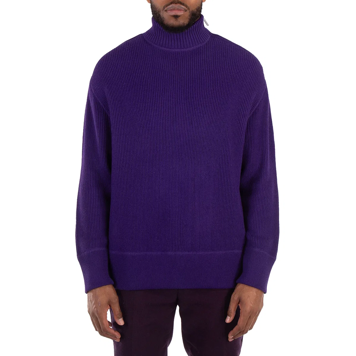 Свитер с высоким воротником и длинным рукавом Emporio Armani, Purple