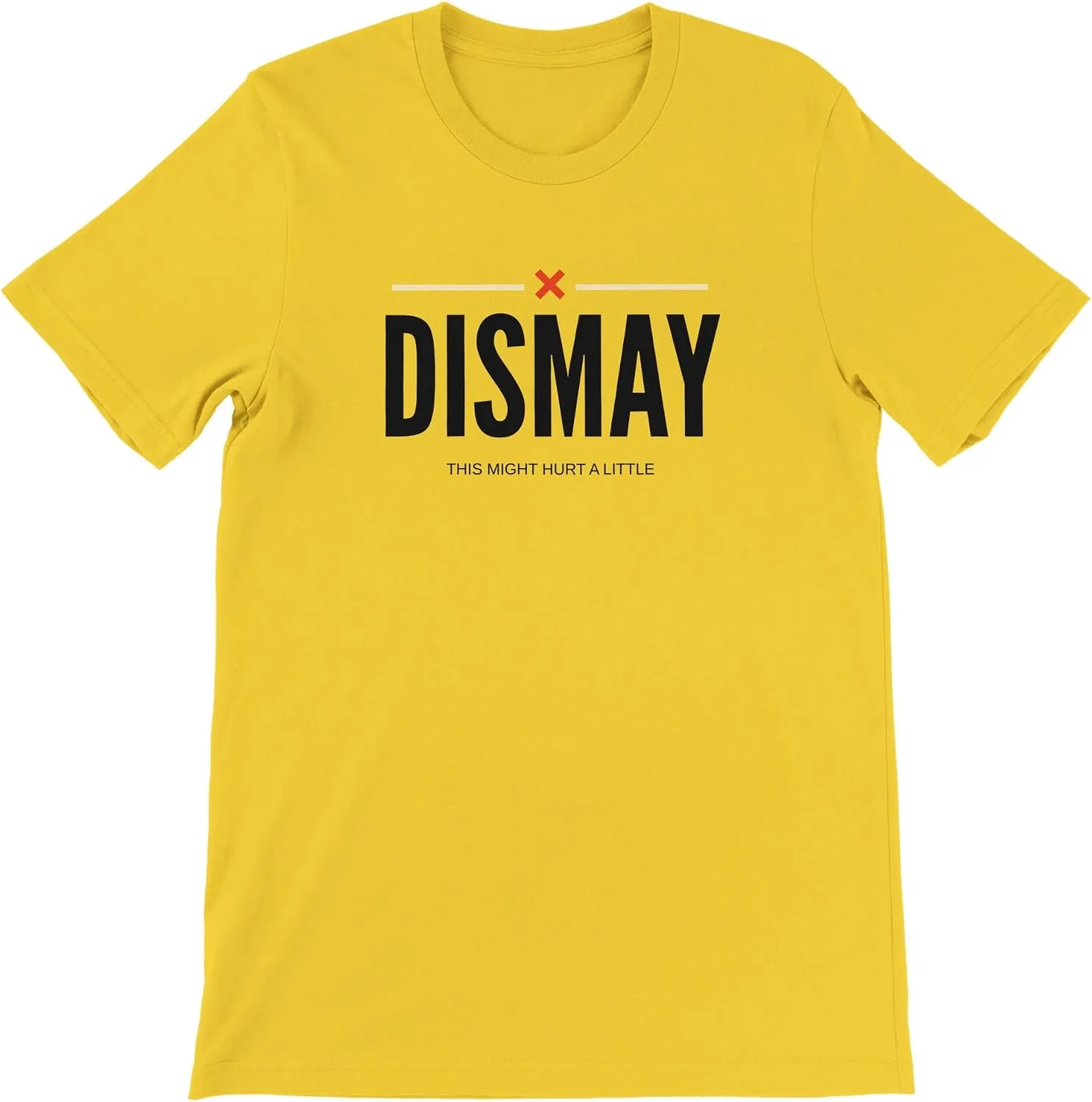 Unisex футболка с буквенным принтом Regular Fit, Maize Yellow
