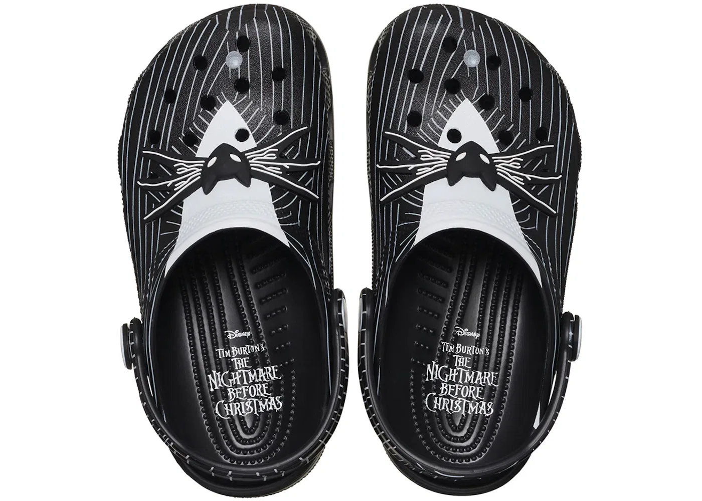 Детские клоги Classic Clog Jack Skellington Nightmare Before Christmas Crocs, Black Multi — фото 2