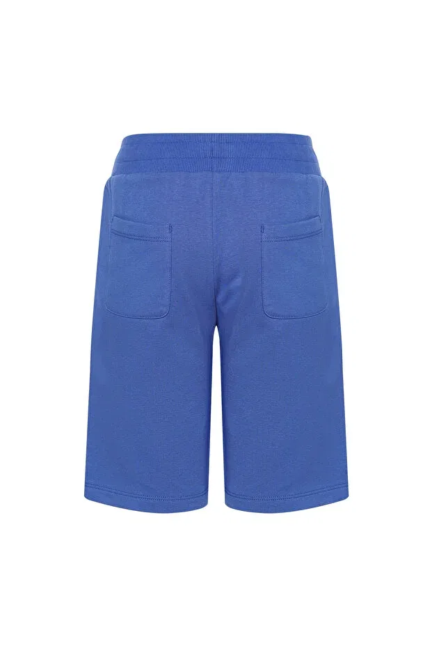 Детские шорты для девочек хлопковые Hummel, Blue — фото 3