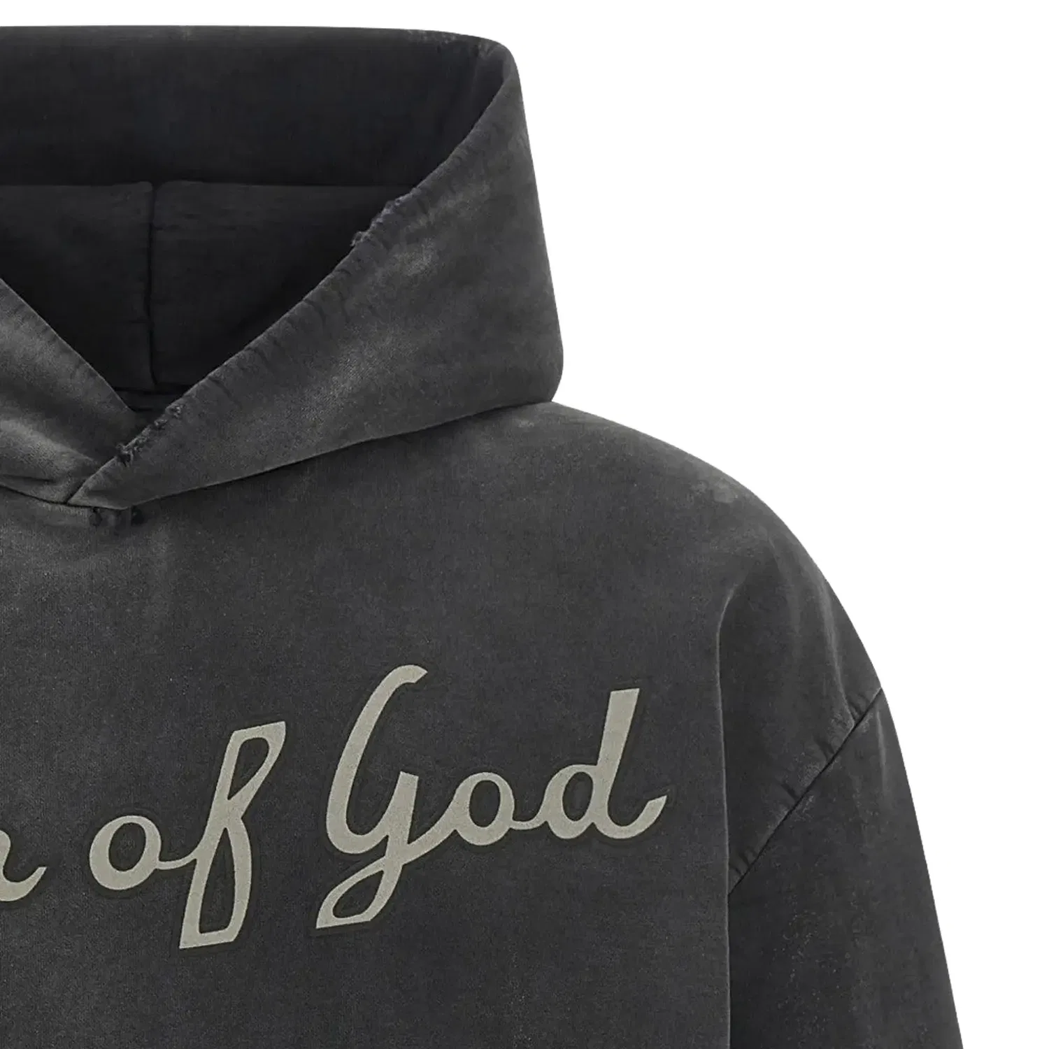 Толстовка Fear of God 26 Classic Fit Half Raglan Hoodie, черный — фото 3