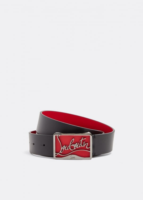 

Ремень CHRISTIAN LOUBOUTIN Ricky belt, черный