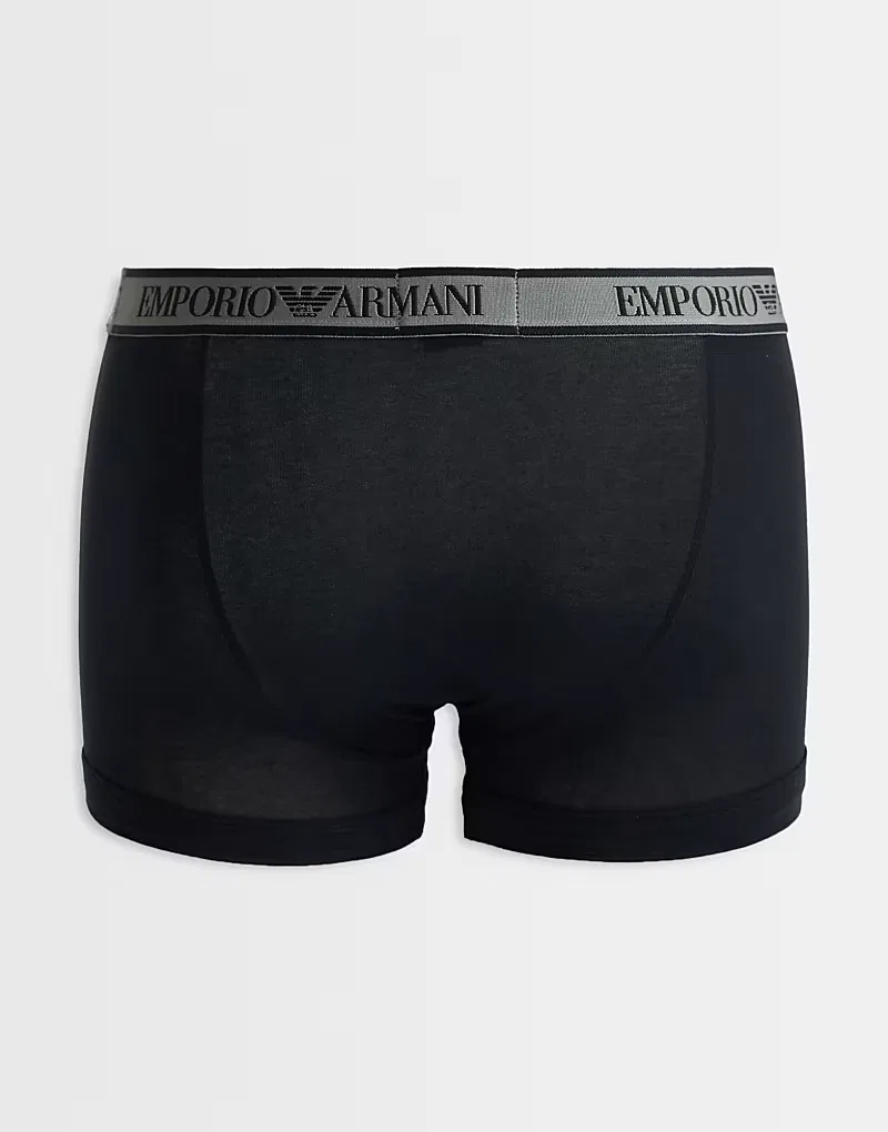 Трусы 3 шт Emporio Armani Bodywear, черный — фото 3
