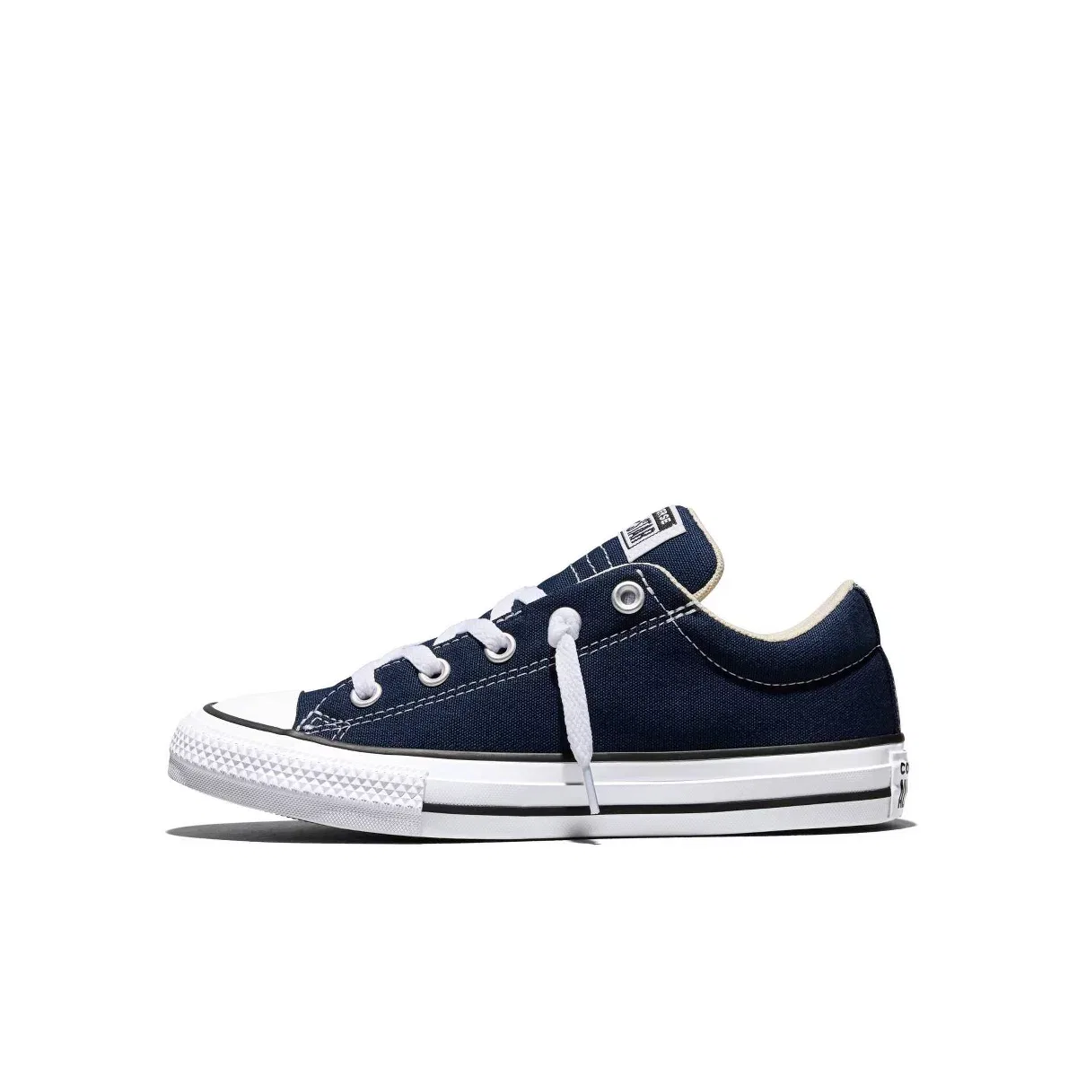 Детские кроссовки для девочек на шнуровке Converse KIDS FOOTWEAR, Navy Blue — фото 4