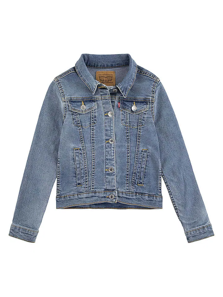 Джинсовая куртка синяя Levi'S Kids, синий