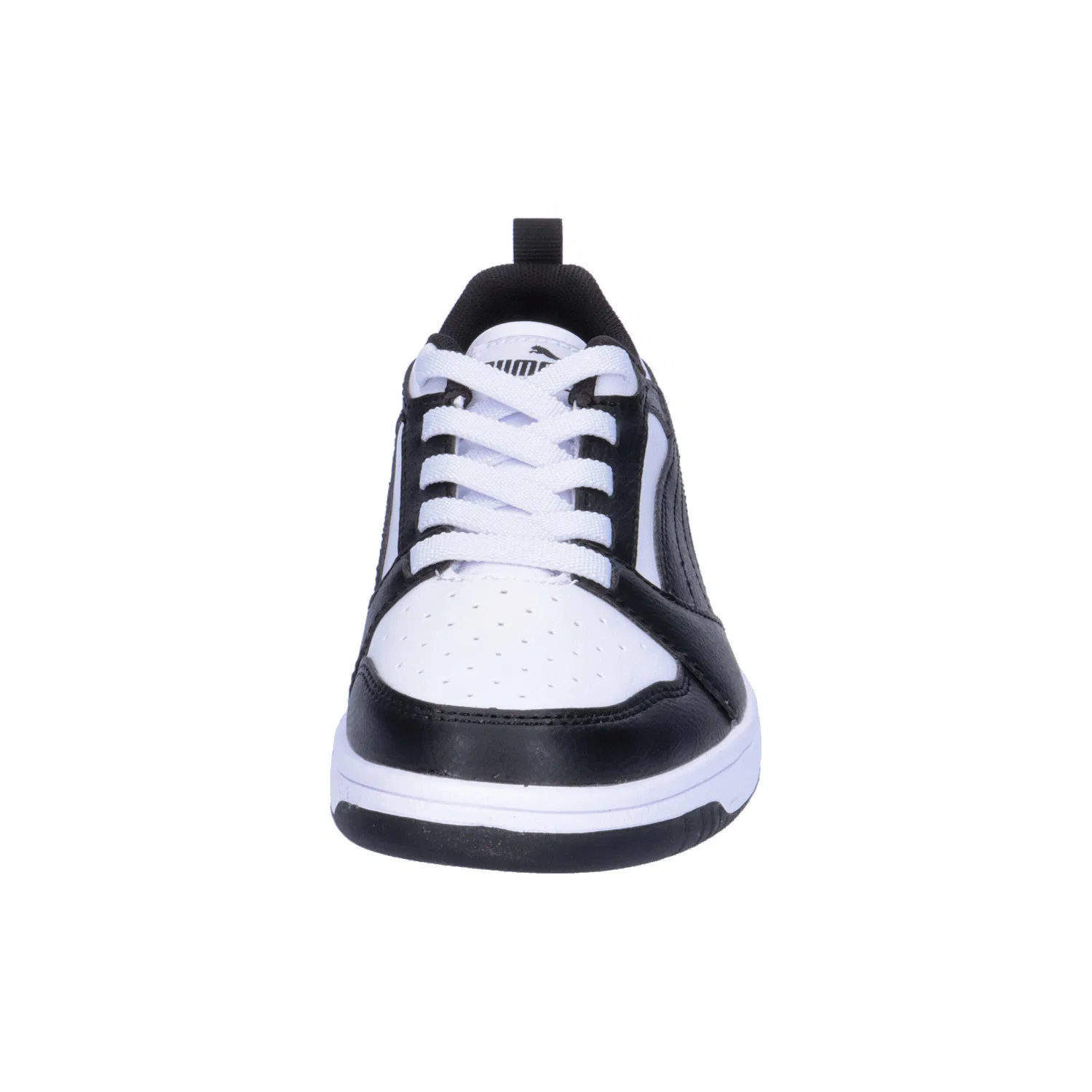 Детские кроссовки с теплой подкладкой Rebound V6 Lo AC PS Puma, Weiss Schwarz — фото 3