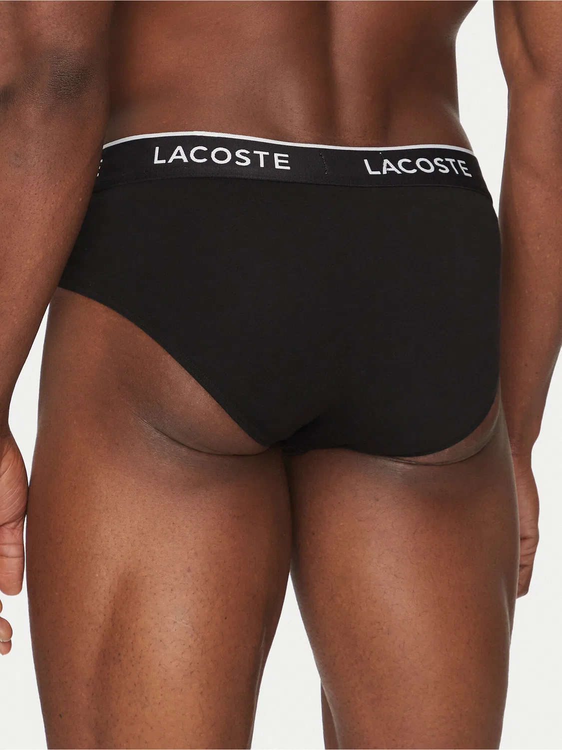 Мужской комплект трусов-слипов Lacoste, черный — фото 4