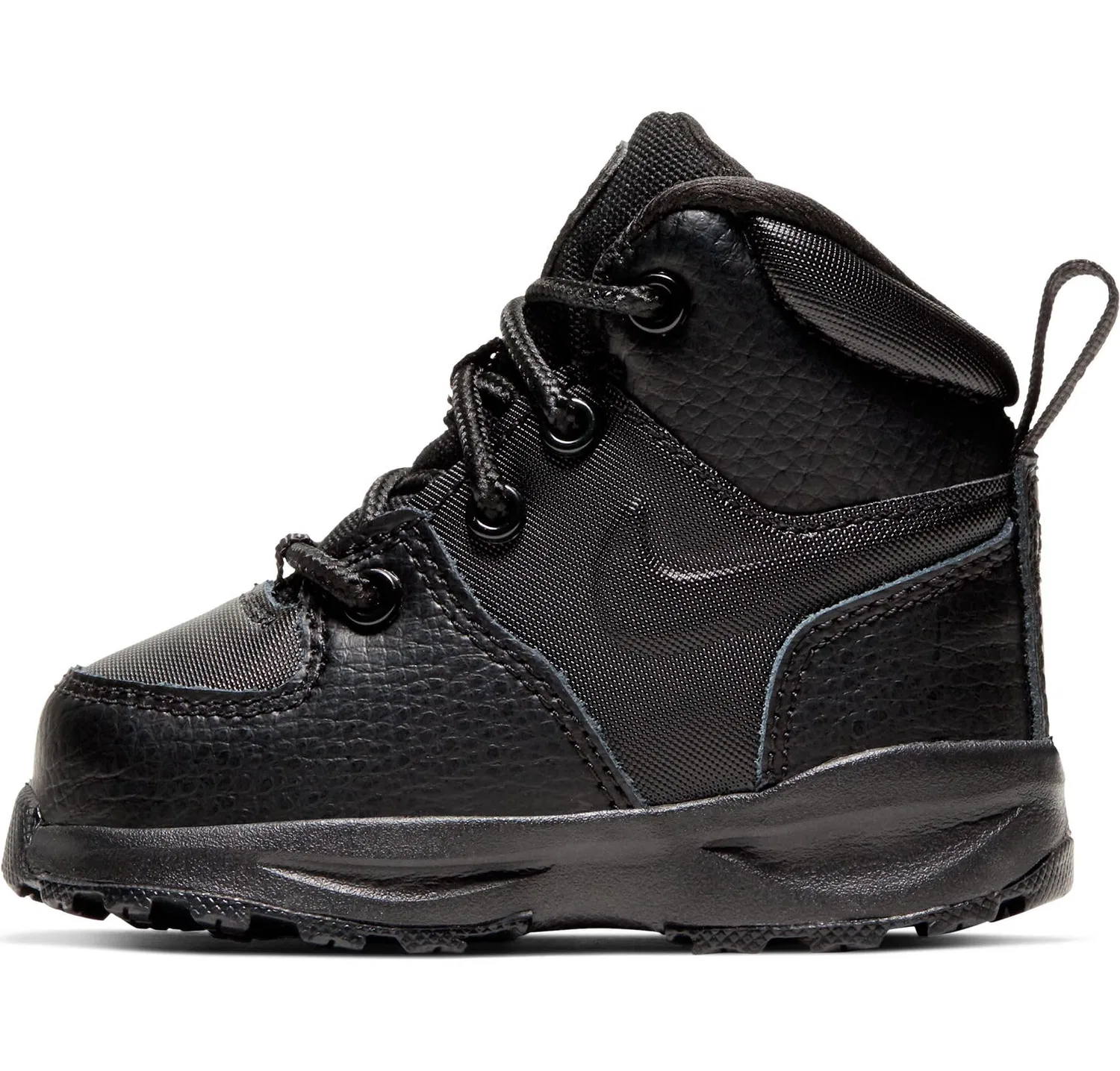 Детские ботинки для мальчиков с пеной Manoa Leather NIKE, Black