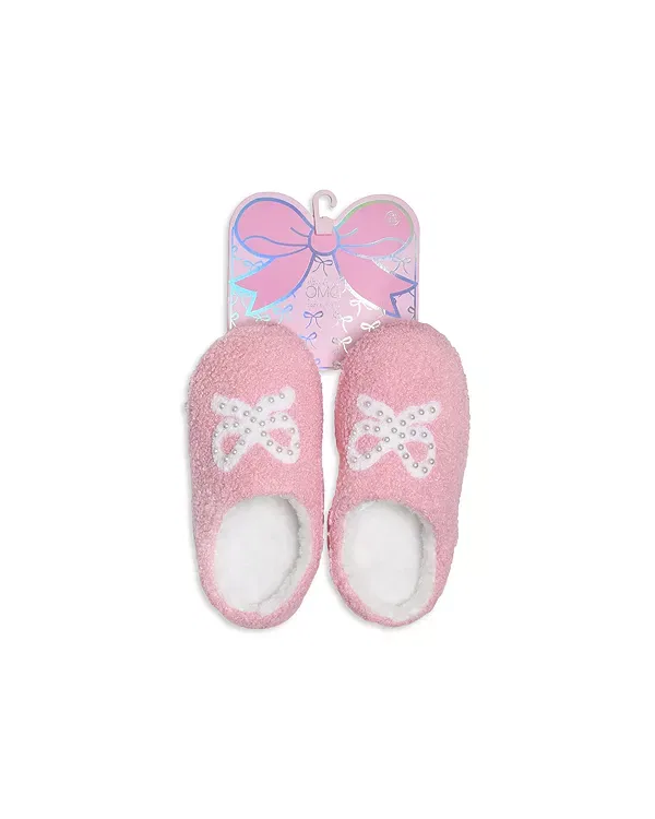 Детские тапочки для девочек с имитацией жемчуга Omg Accessories, Bubble Gum