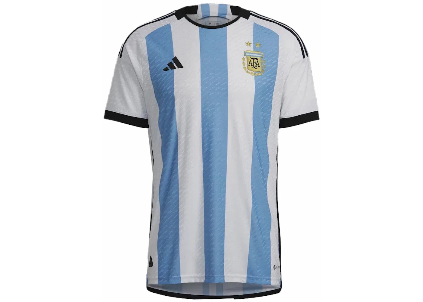 Мужская футбольная футболка с принтом Jersey Adidas, White/Light Blue