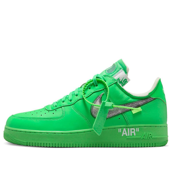 

Кроссовки x off white air force 1 low Nike, зеленый