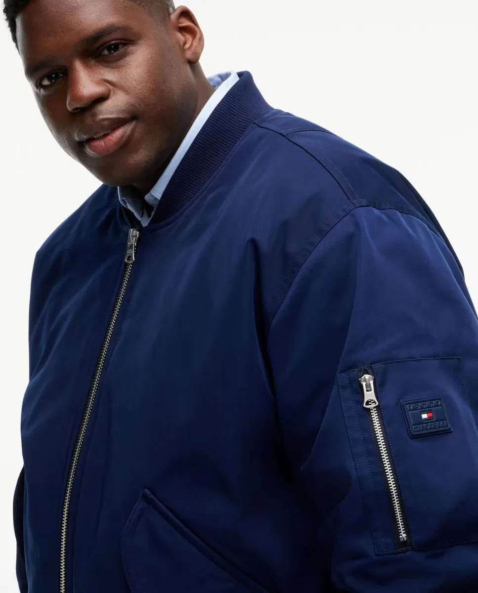Мужская куртка, Bomber Tallas Grandes, Tommy Hilfiger, темно-синий — фото 4