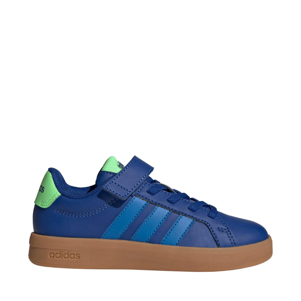 Детские кроссовки с липучкой Grand Court 3.0 adidas, Weiss Blau Grun