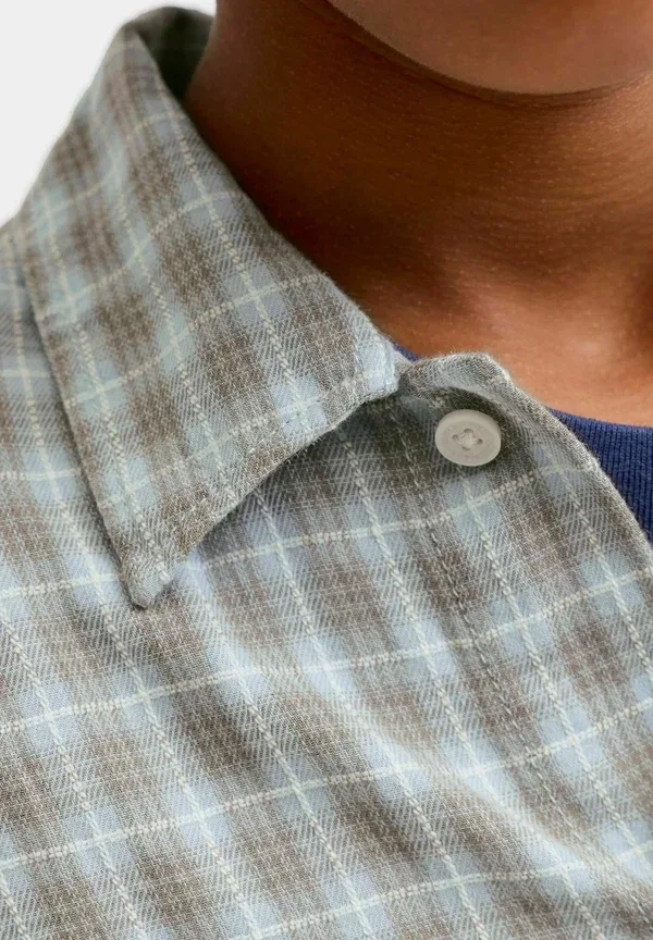 Детская рубашка Jack & Jones Junior, хаки — фото 4