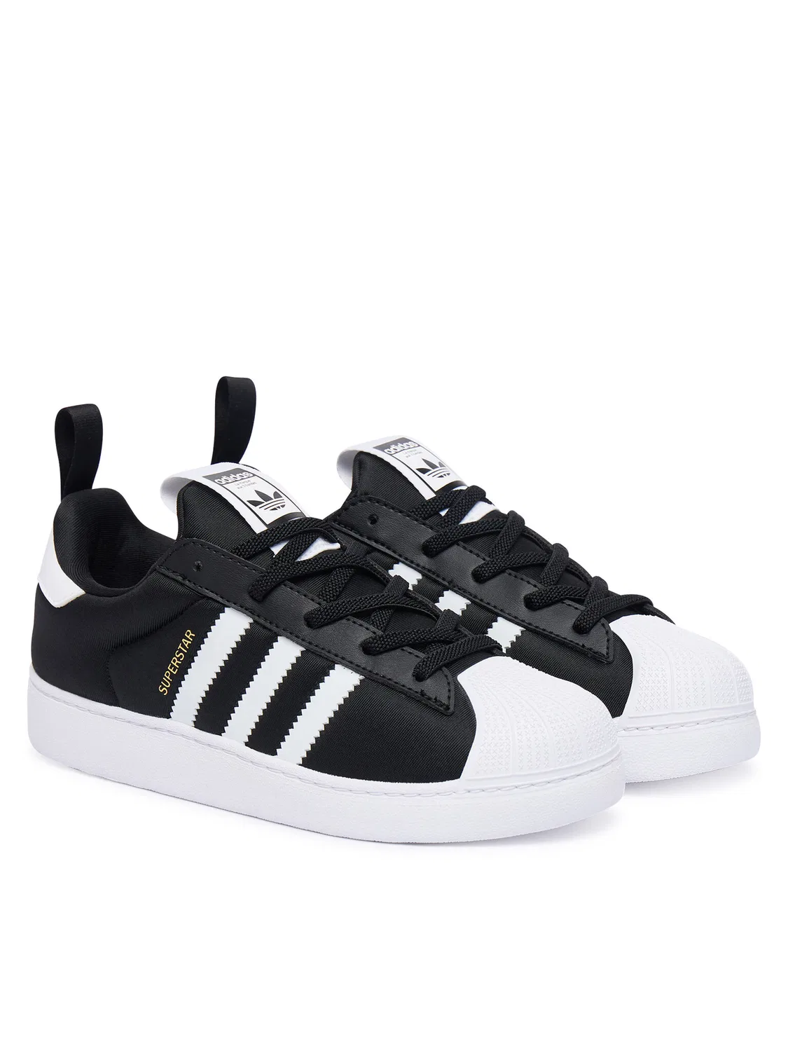 Кроссовки для мальчика Superstar Quickon Adidas, черный — фото 2