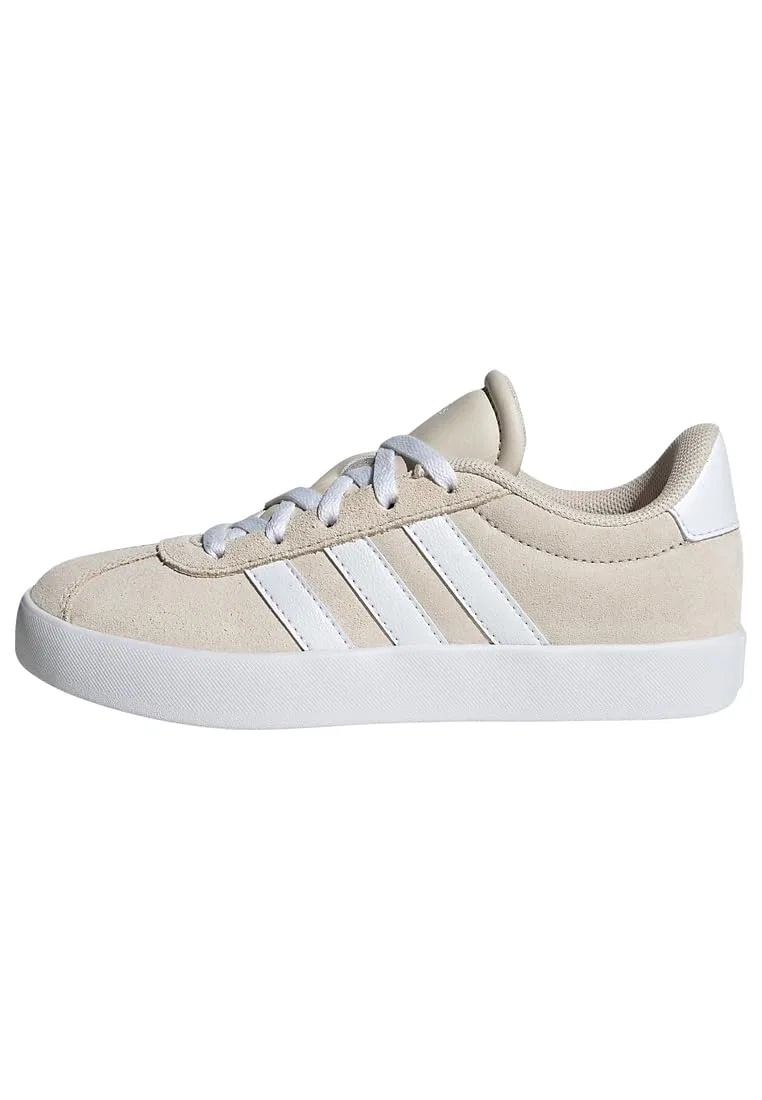 Детские кроссовки для мальчиков с замшевым верхом Vl Court 3.0 Kids Adidas, Aluminium Cloud White Aluminium