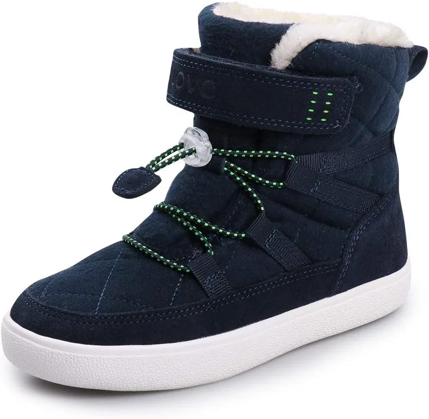 Детские зимние ботинки для мальчиков с мехом UOVO, Navy Blue