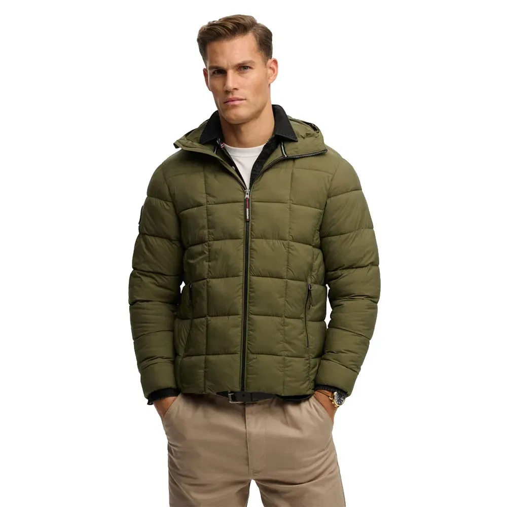 Куртка Box Quilt Fuji Lite Superdry, зеленый