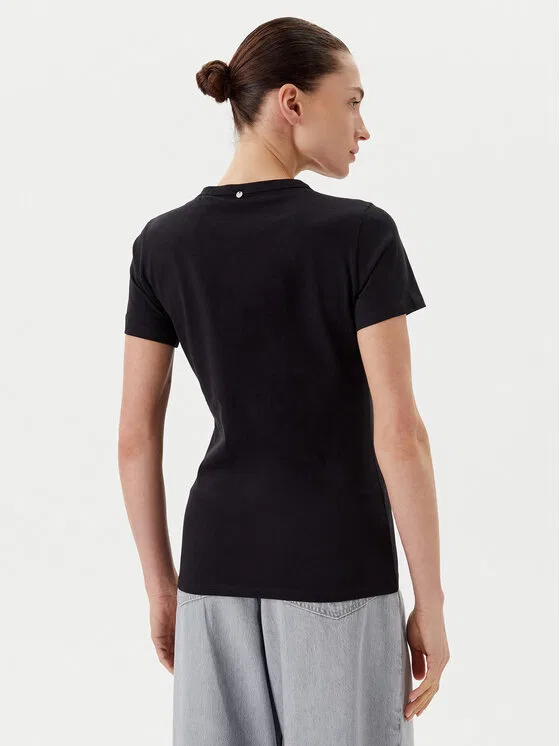 Футболка slim fit C_Elogo_21 Boss, черный — фото 3