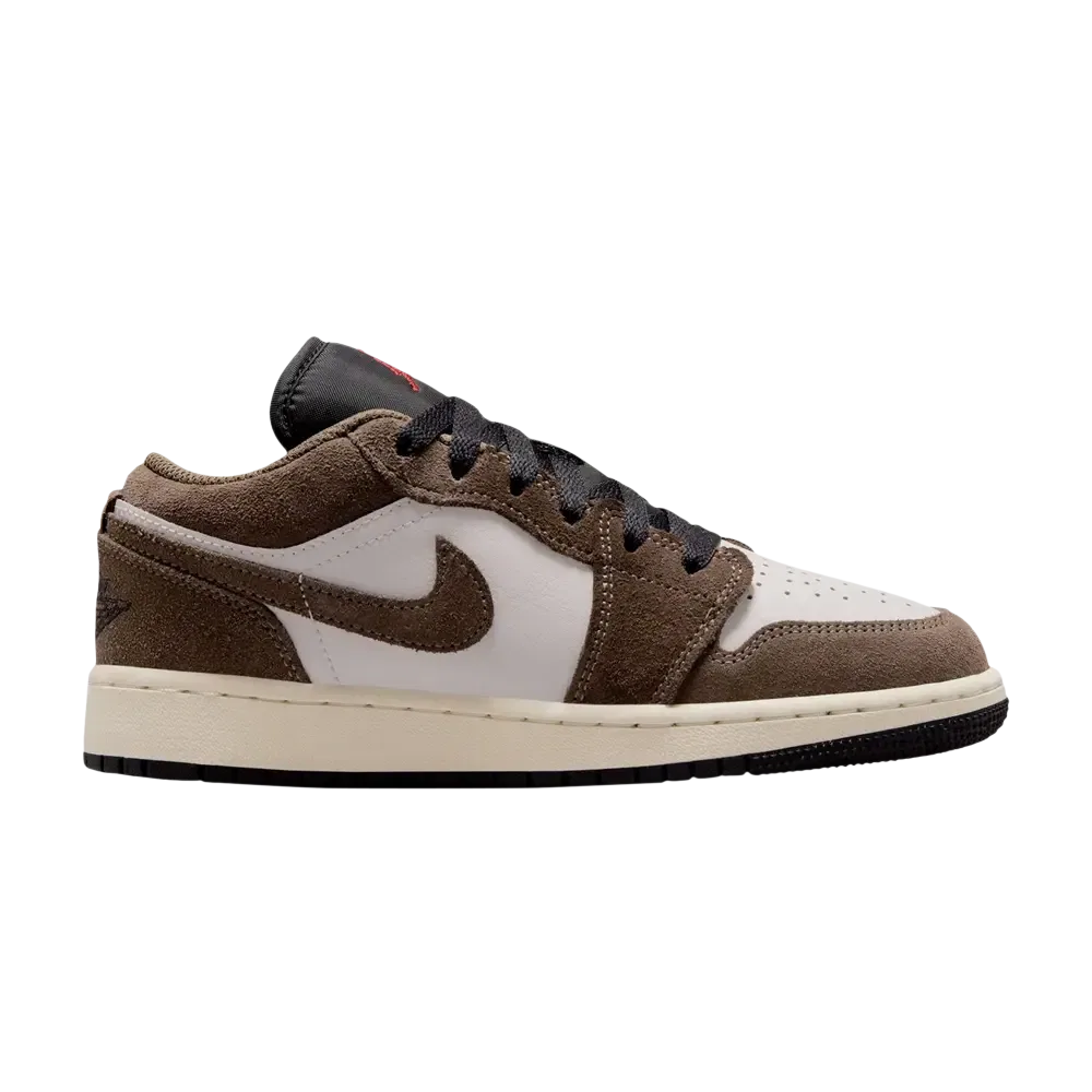 Кроссовки Air Jordan 1 Low GS, коричневый
