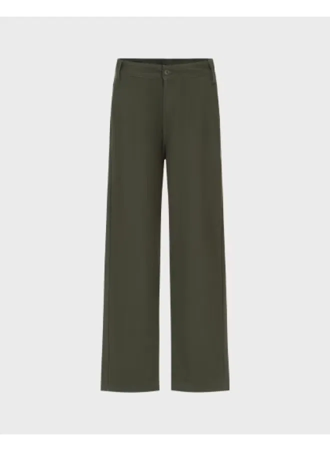 Брюки прямые мужские Zara, темно-зеленый