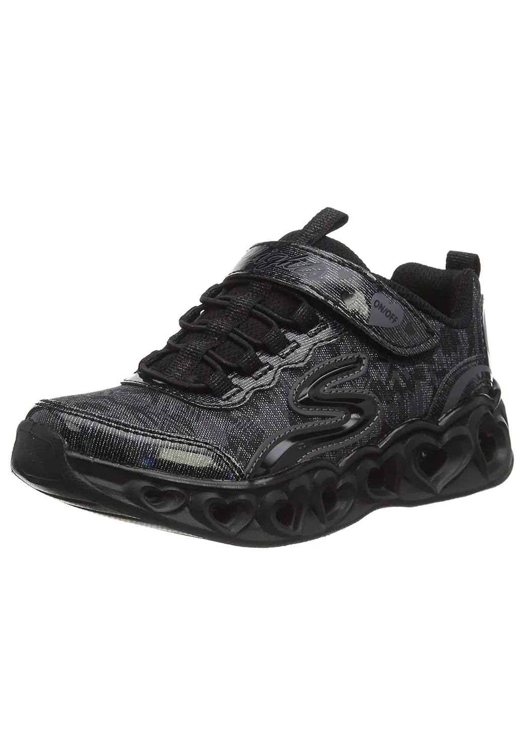 Детские кроссовки для девочек с подсветкой Skechers S Lights: Heart Lights, Bunt