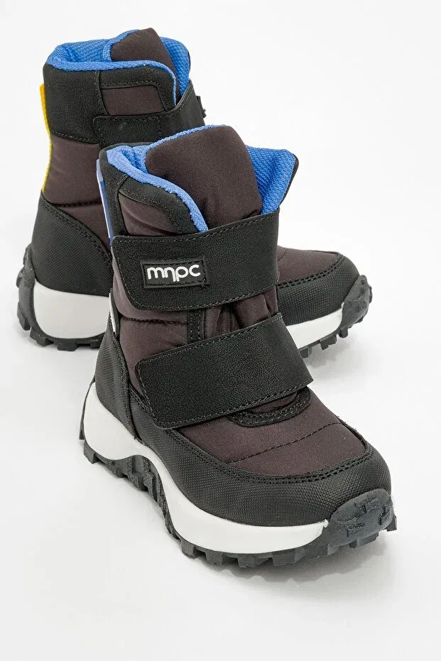 Детские ботинки для девочек водоотталкивающие Mnpc, Black — фото 3