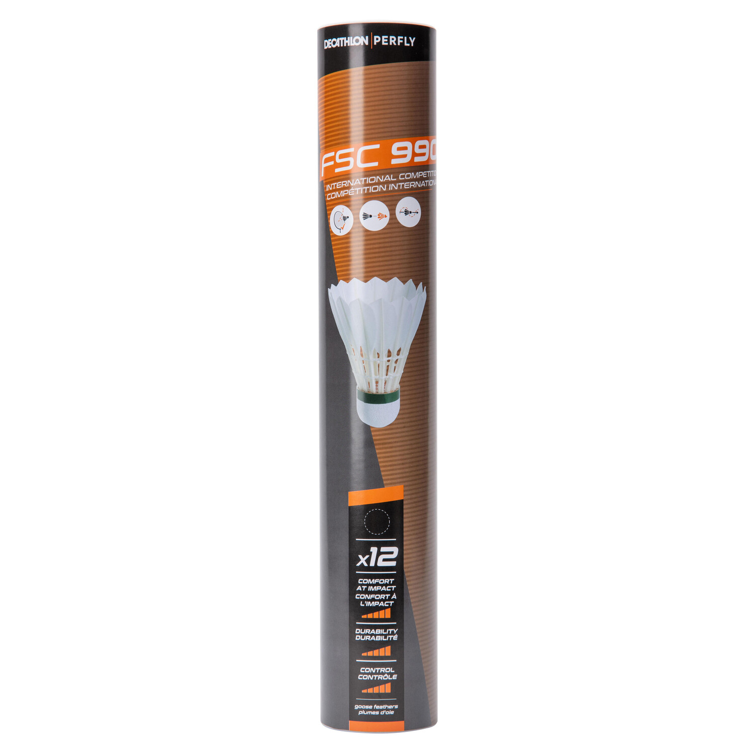 

Воланы из натуральных перьев - FSC 990 Speed ​​76 12 шт. PERFLY
