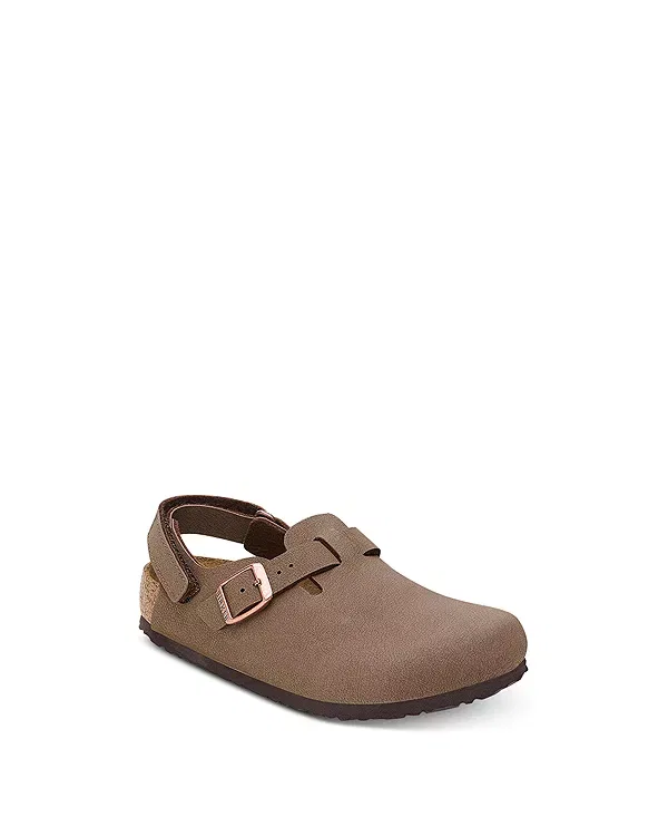 Детские сабо для девочек с контурной стелькой Tokio Kid Birkibuc Birkenstock, коричневый