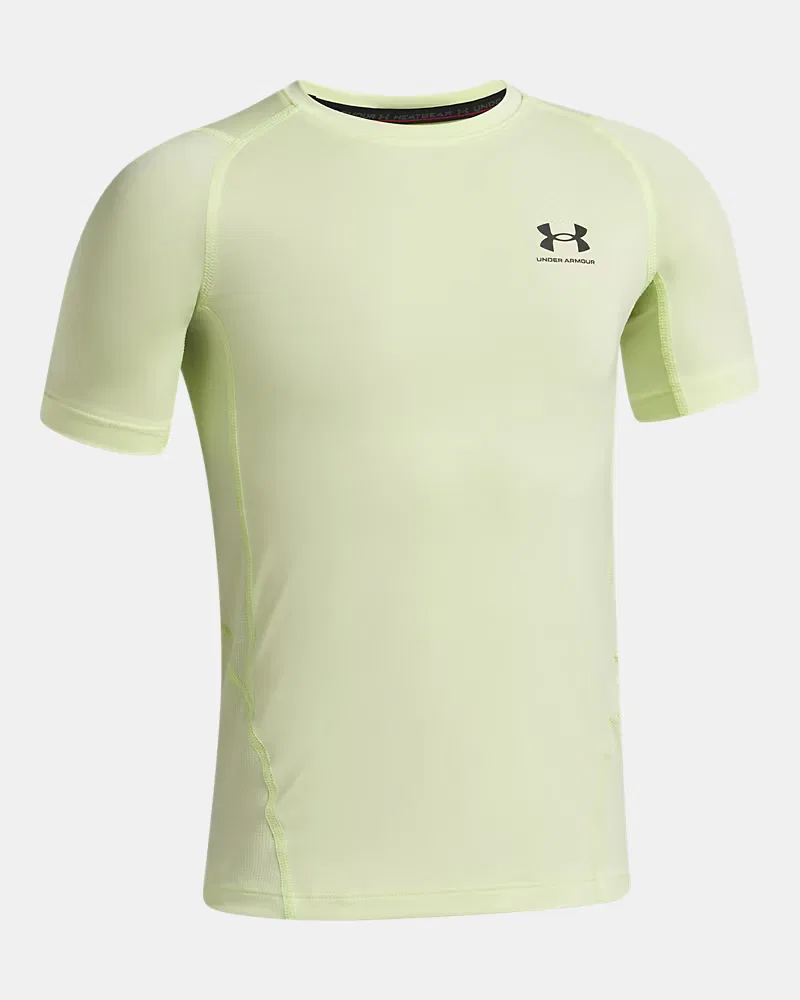 Футболка с коротким рукавом быстросохнущая HeatGear Armour UnderArmour, Fade Green/Black — фото 3