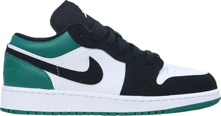

Кроссовки Air Jordan 1 Low GS Mystic Green, зеленый, Зеленый;черный, Кроссовки Air Jordan 1 Low GS Mystic Green, зеленый