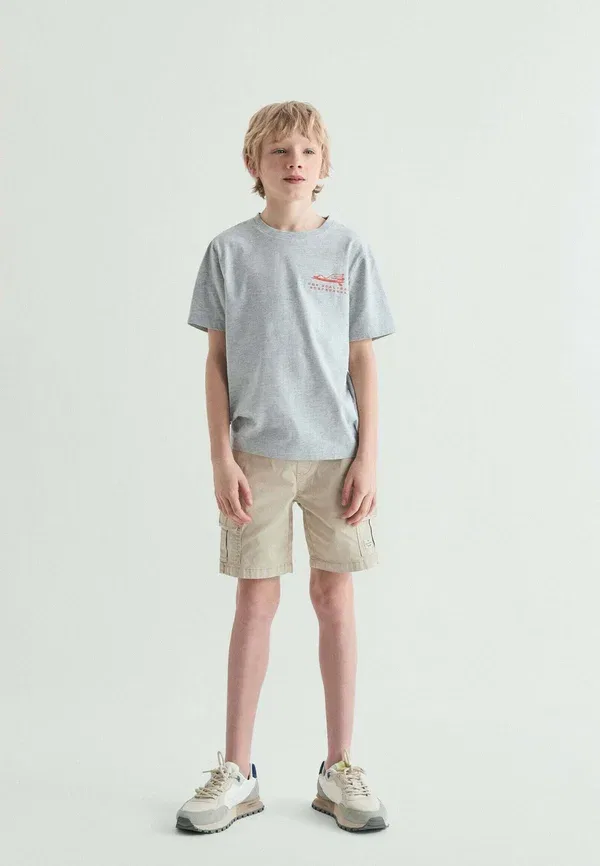 Шорты хлопковые Adam cargo shorts kids Scalpers, Beige, бежевый