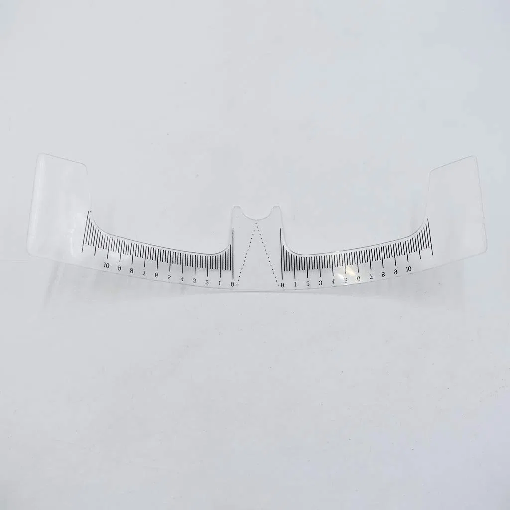 Профессиональное линейка для бровей, из пластика, 1 шт Generic — фото 2