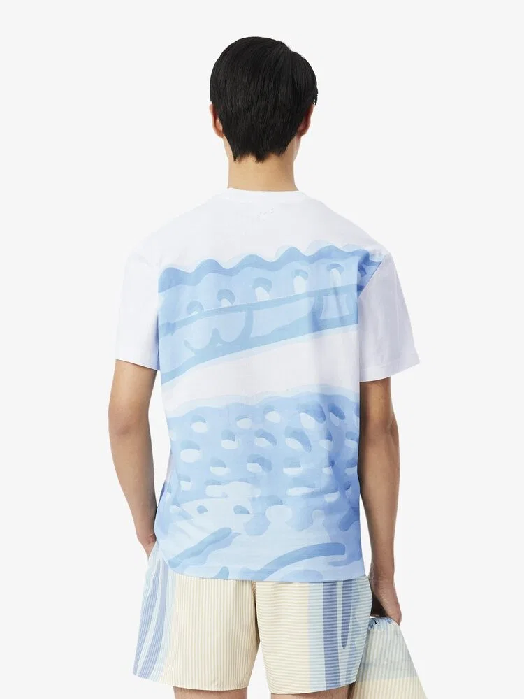 Футболка с принтом LACOSTE TH1997, White — фото 3