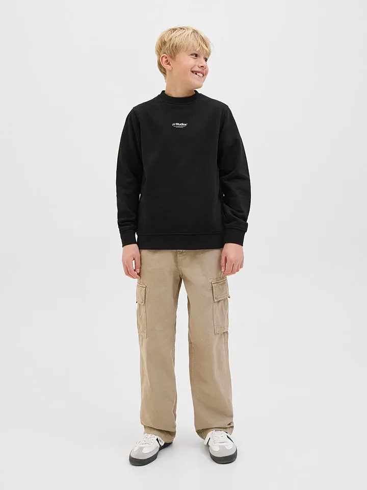 Свитшот Soho Jack & Jones Junior, черный — фото 3