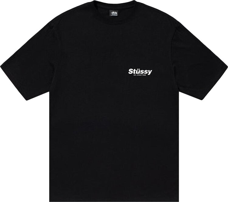 

Футболка Stussy Rabbit Hole Tee 'Black', черный