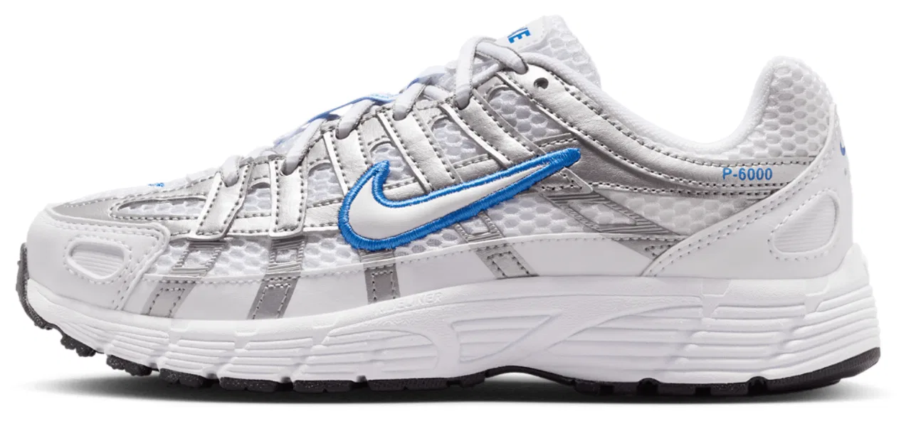 Кроссовки для девочек P-6000 Nike, цвет Blue Crystal/White/White — фото 2