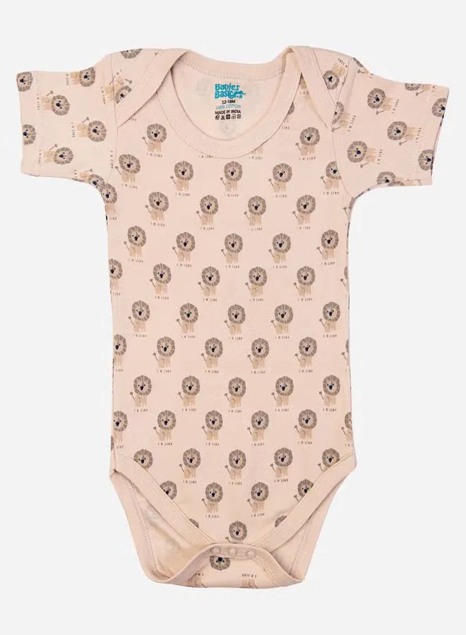 Боди-комбинезон с коротким рукавом, комплект из 3, Babies Basic, белый — фото 4