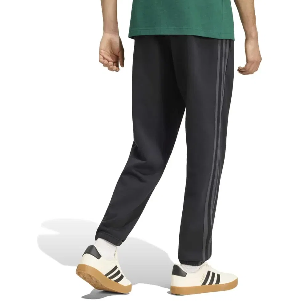 Мужские спортивные брюки с зауженным кроем Essentials 3-Stripes Adidas, Black — фото 2