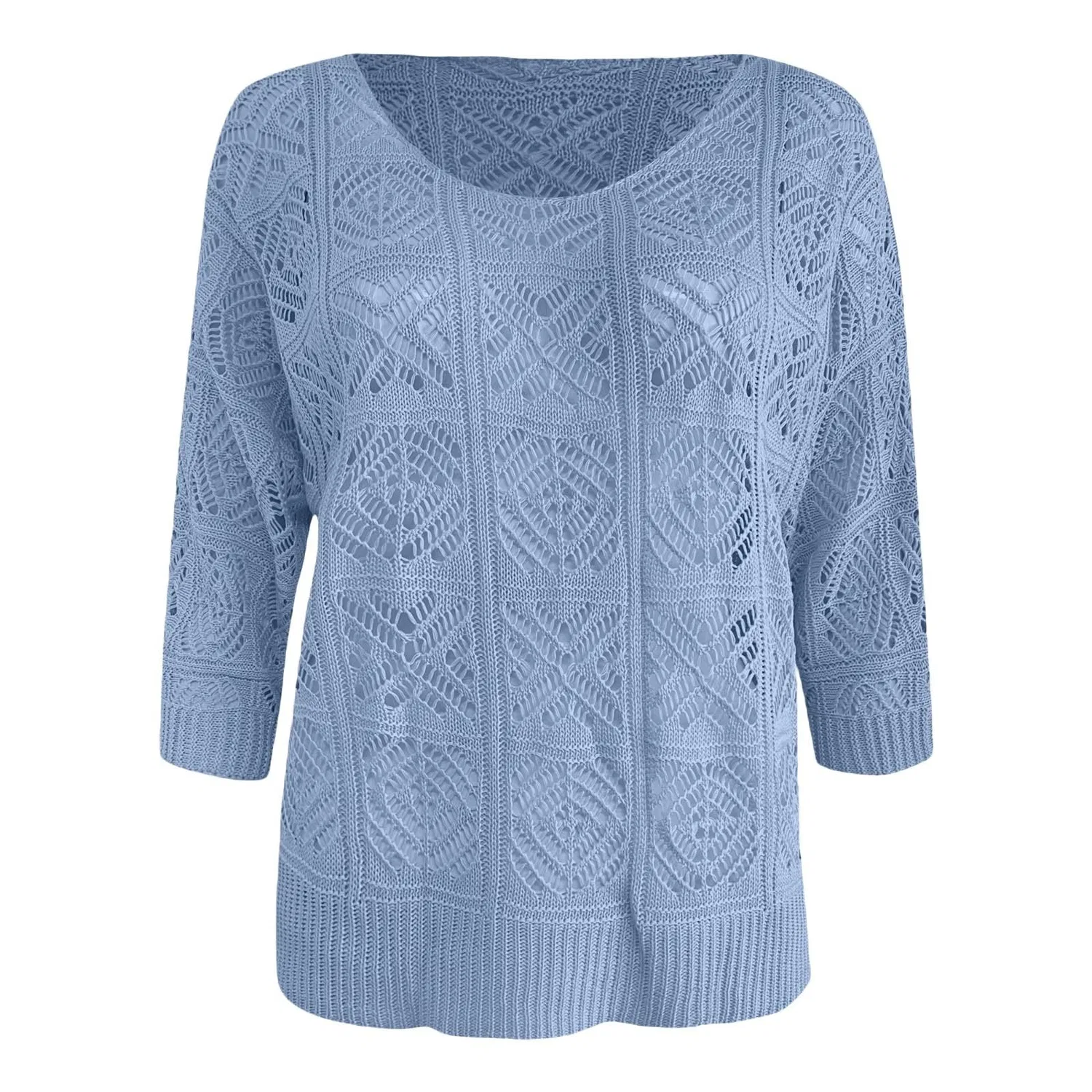 Женская туника с принтом Hippie Tunic, Blu Scuro — фото 3