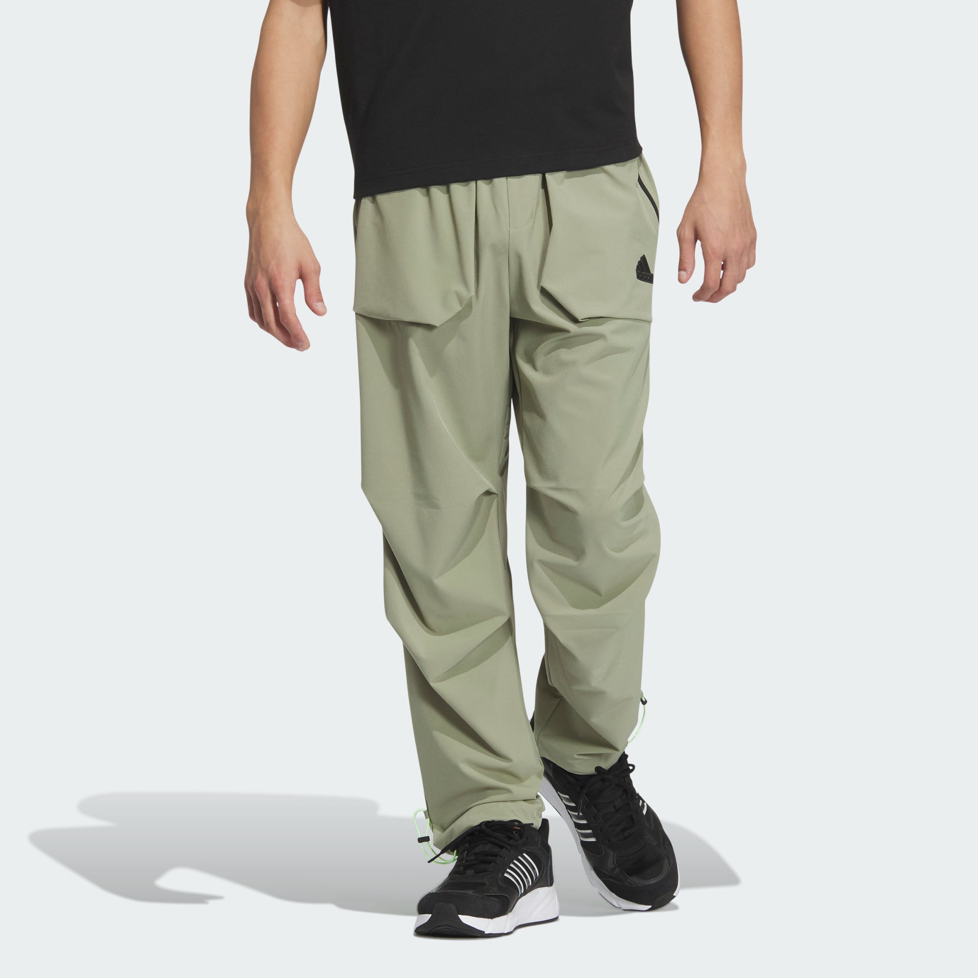TH LITE Повседневные брюки мужские Tent Green Adidas — фото 3