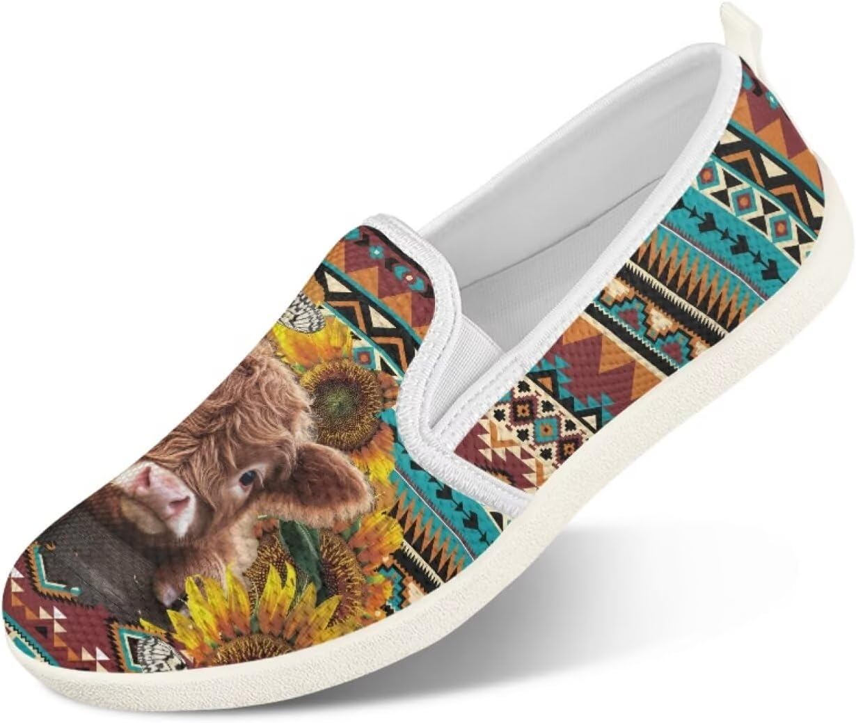 

Мужские туфли с животным принтом, слипоны, удобные лоферы, модные повседневные кроссовки, сетчатые плоские туфли, широкие, легкие, размеры 4-9 Twousenru, Africa Tribe Strips Cow