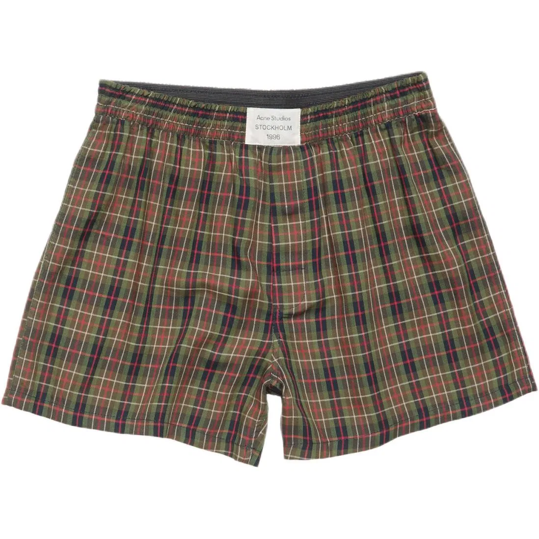 Мужские шорты повседневные Acne Studios, Green Multicolor