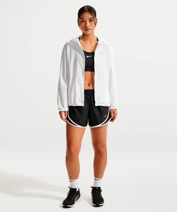 Куртка беговая легкая UV защита, Tempo, Nike, белый — фото 4