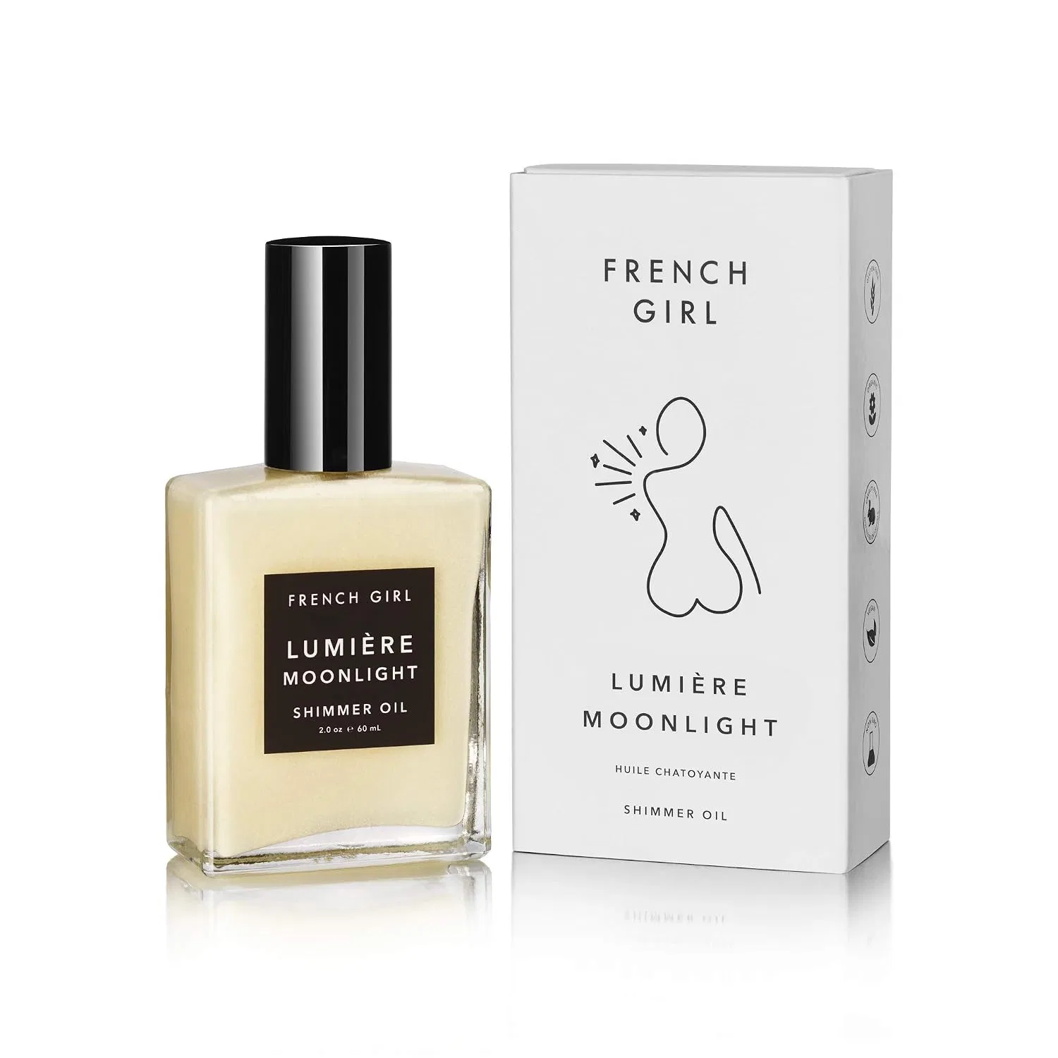 Масло для тела с шиммером Lumiere Moonlight, FRENCH GIRL, 2 fl oz — фото 2