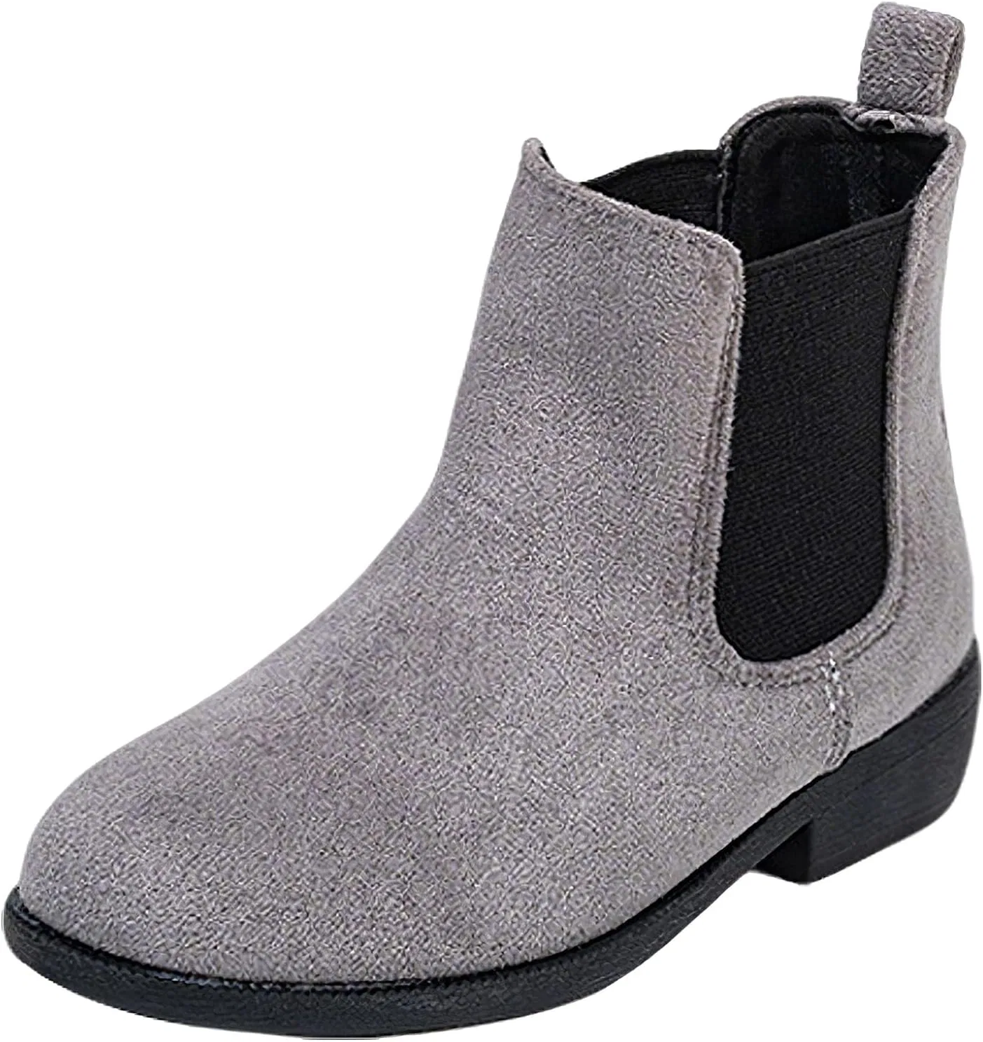 Детские зимние ботинки из искусственной замши на щиколотке rismart, Grey